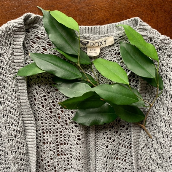 Roxy short sleeve open knit cardigan - Picture 4 of 4